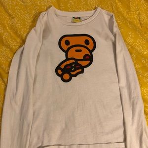 100% authentic baby Milo Bape shirt